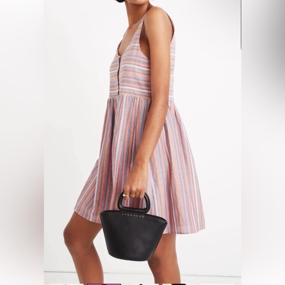 MADEWELL SUNDRESS Sleeveless Button front NWT sz XL - Picture 3 of 7